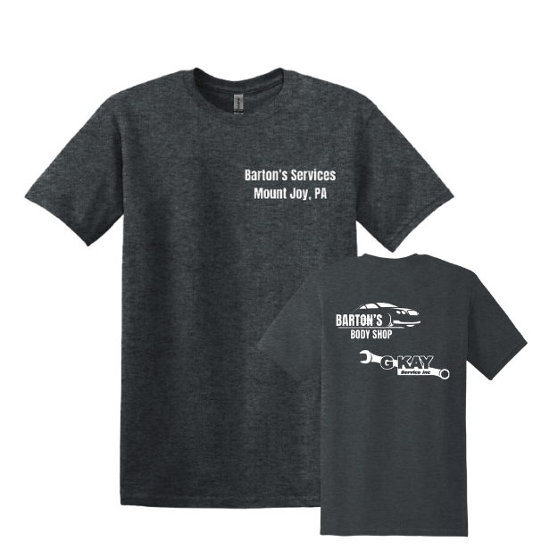 Bartons body shop custom T-shirts