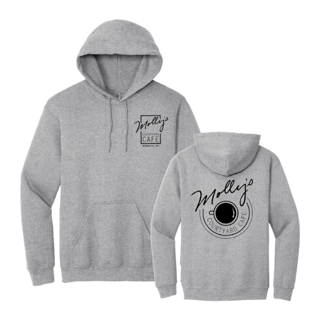 Molly's Courtyard Cafe custom hoodies